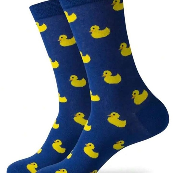 Other - Blue Duck Patterned Men's Socks